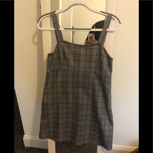 Plaid mini dress